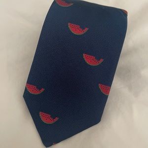 JG Melon Watermelon logo tie